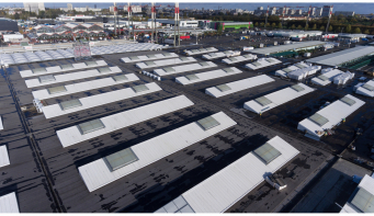 A terme, la toiture pourra accueillir une centrale photovoltaïque. 
