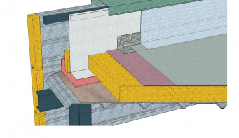 Isolation thermique de partie courante : solution avec pare-vapeur