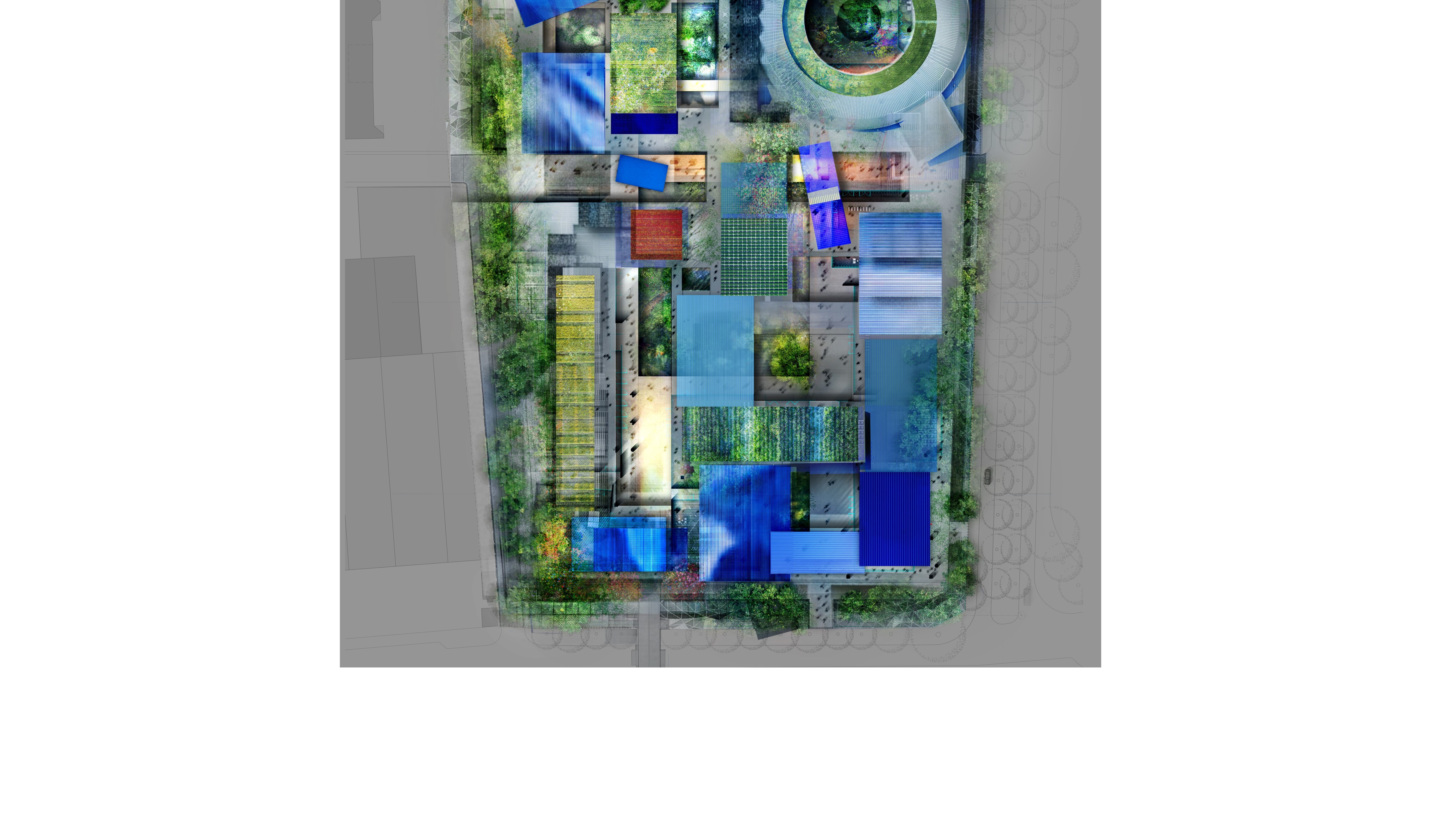 La toiture-terrasse est un lieu de vie et de production énergétique. 