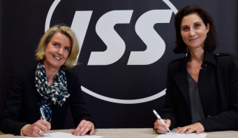 Ségolène Boulan, DRH d'ISS France, et Judith Jiguet, présidente.