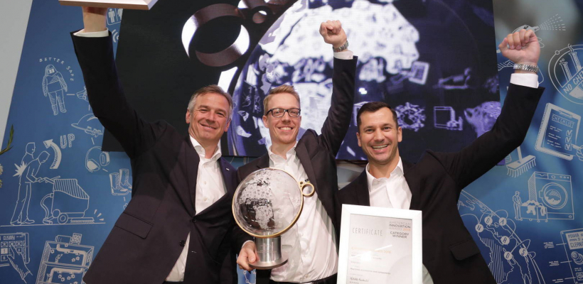 LQ10479577C_picture_0_cropped.jpeg Le lauréat du grand prix des trophées de l'innovation Interclean en 2018.