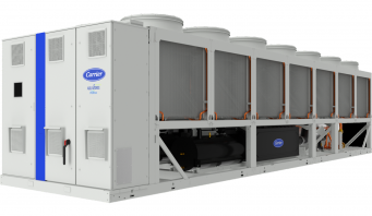 Avec une charge réduite de fluide frigorigène de 40 %, les AquaForce Vision 30KAV permettent « d’optimiser la surface d’échange et à réduire l’empreinte au sol de 30 % par rapport à un produit équivalent ».
