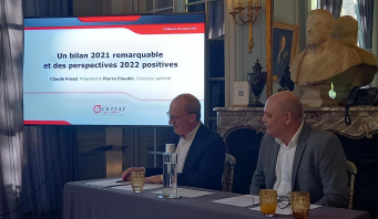 Claude Freyd, (à droite), président du Cetiat, et Pierre Claudel, nouveau directeur général.