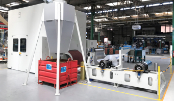 La nouvelle ligne de production d'échangeurs de Systemair a été inaugurée fin juillet 2022 dans son usine de Tillières-sur-Avre.