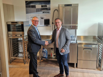 Matthieu Dutry, Directeur Général d'EPGC avec Thierry Léonard, Directeur Général Smag France.