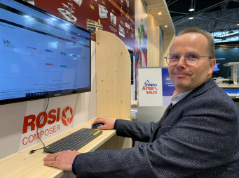 Eric Auchère, Directeur qualité et SAV chez Rosinox-Friginox, qui préside le groupe de travail SAV du SYNEG présentait la nouvelle plateforme mutualisée synegaftersales.com sur le SIRHA