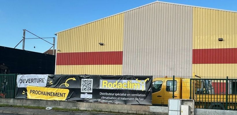 Site de la future agence Klima Rodaclim de Chenôve (21)