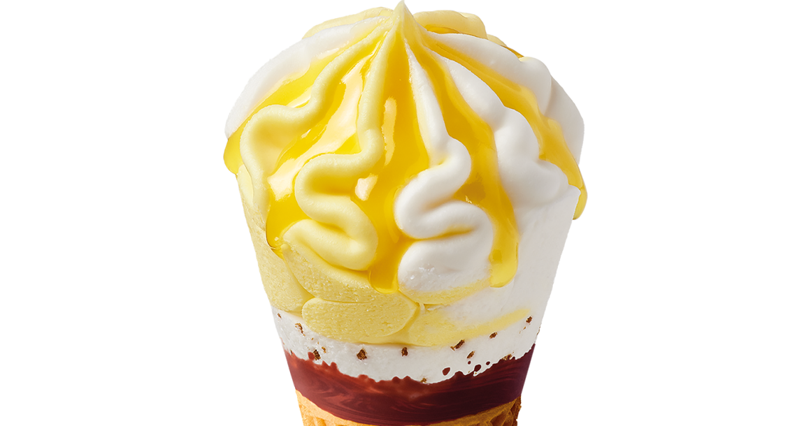 Le cône Lemon cheesecake proposé par Extrême.