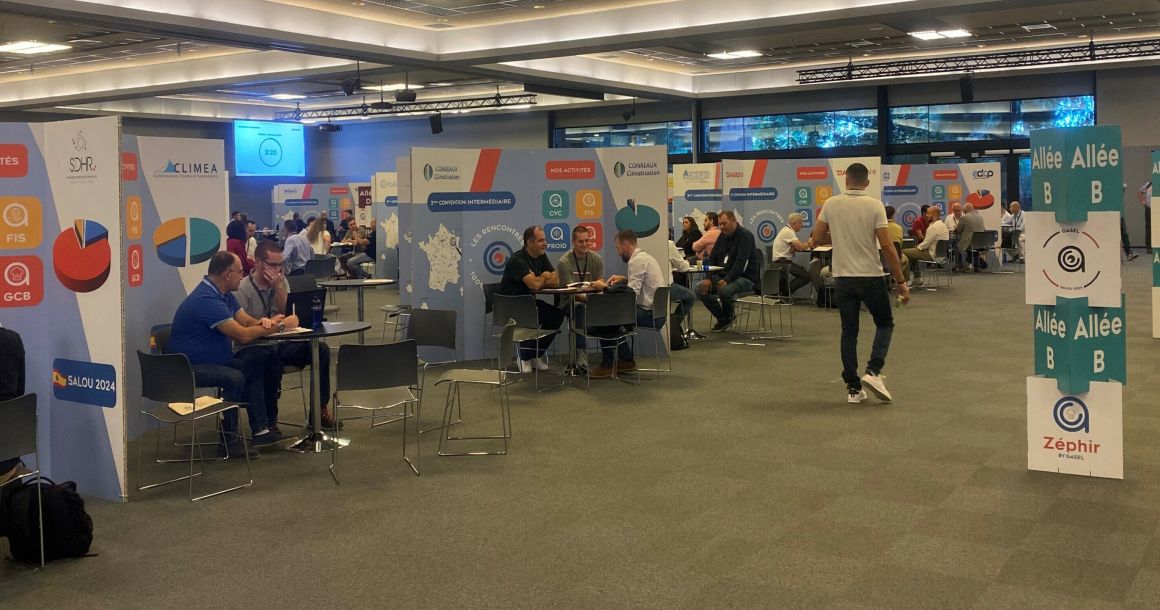 Selon le principe des conventions intermédiaires du Gasel, les fournisseurs rencontrent pendant 20 minutes les associés qui ont chacun un stand présentant notamment leur activité.