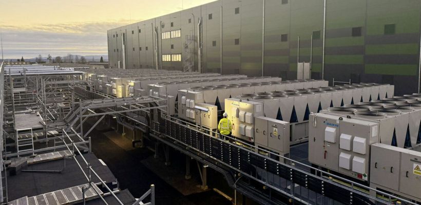L'installation Daikin sur le data center d'OSL-Hamar, en Norvège