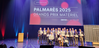 Les lauréats, les nominés et le jury des Grands Prix Matériels 2025 Chantiers de France DLR.