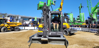 La nouvelle 12MRX en action à la Bauma.