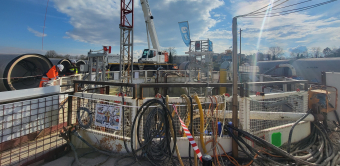 Mi-mars, le groupement chargé du projet Canamarne terminait au Claye-Souilly le dernier tir de micro-tunnelier du projet.