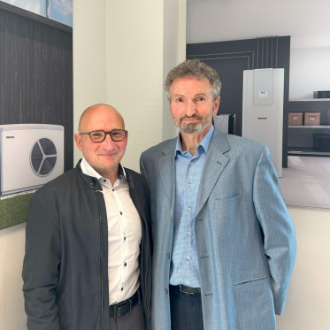 Franck Foureau (à gauche) et Denis Muller, tous deux DG de Stiebel Eltron France