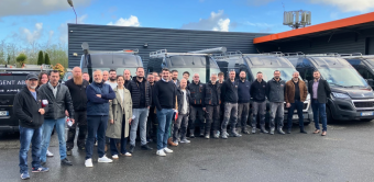 Les équipes des trois entreprises bretonnes qui rejoignent HomeServe.