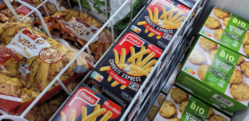 Crousti’express, la première référence de Findus en volume, est présente dans les bacs de Picard depuis janvier.