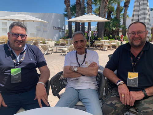 De gauche à droite : Guillaume Fromager, Marc Marouani et Francis Massard