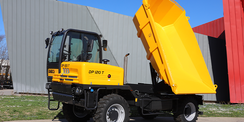 Le Dieci DP 120 T aille des capacités de transport importantes avec une maniabilité élevée.