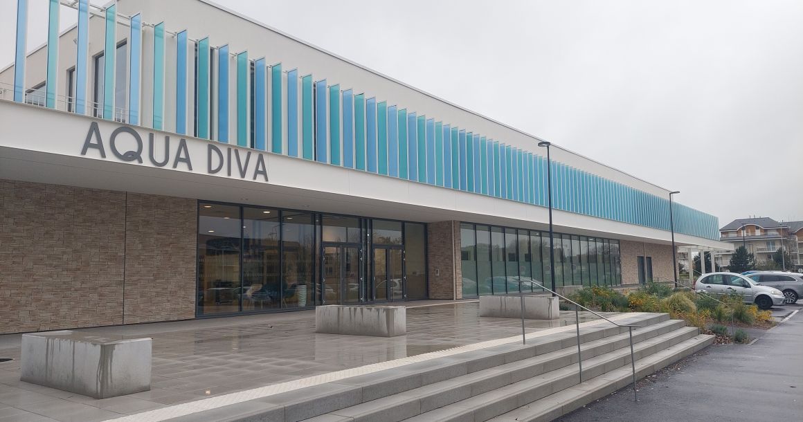 Le centre aquatique AquaDiva de Cabourg