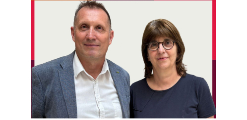 Passage de flambeau réussi entre Sylvie Dauriat et Christophe Mari